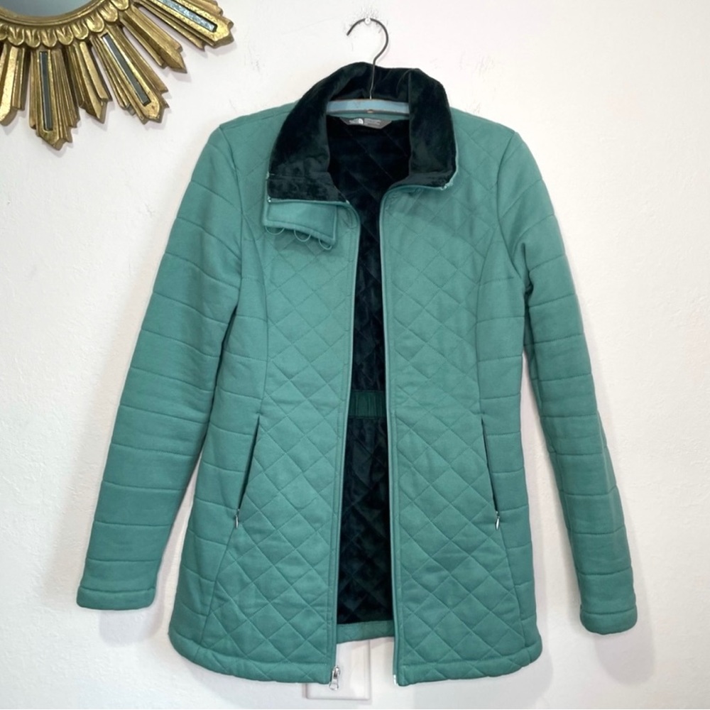 The North Face Caroluna Button Zip Quilted Jacket